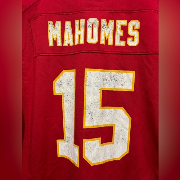 Nike NFL Kansas City Chiefs Patrick Mahomes Official Red Game Jersey Youth L - Picture 10 of 12